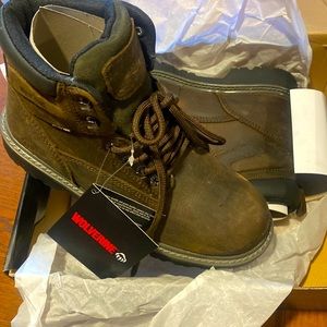 WOLVERINE Women's 6" Waterproof Slip Resistant Work Boot NWT